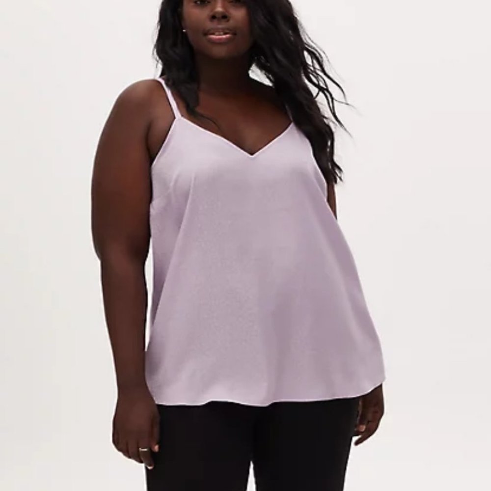 NWT Torrid Lilac Purple Leopard Print Cami